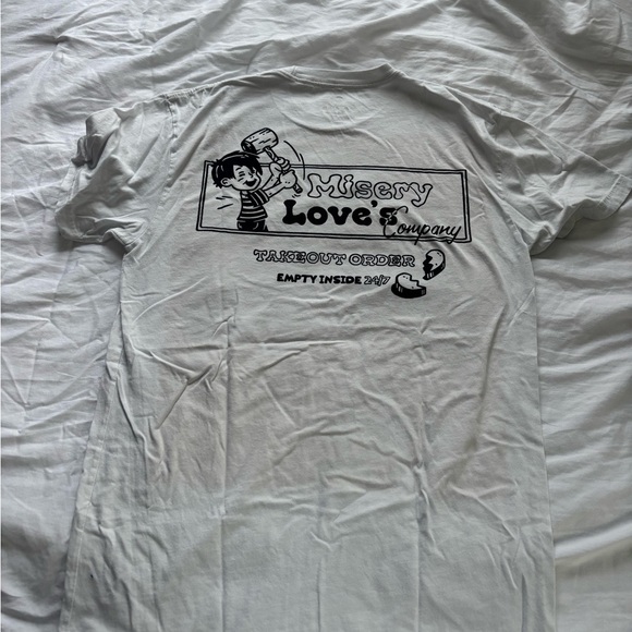 White Graphic Tee - Short Sleeve - Picture 5 of 5